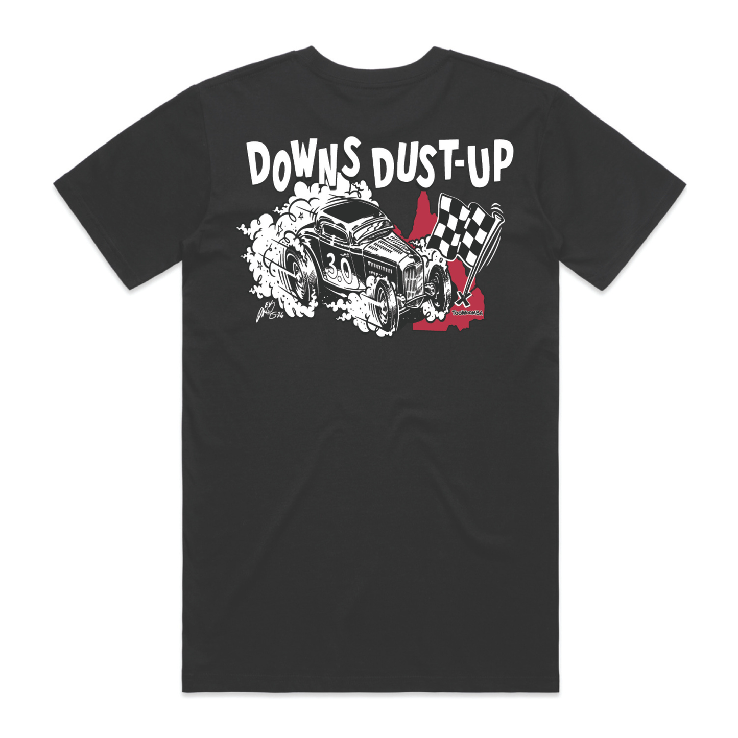 FortyOne30 Downs Dust Up '26 Black Tee