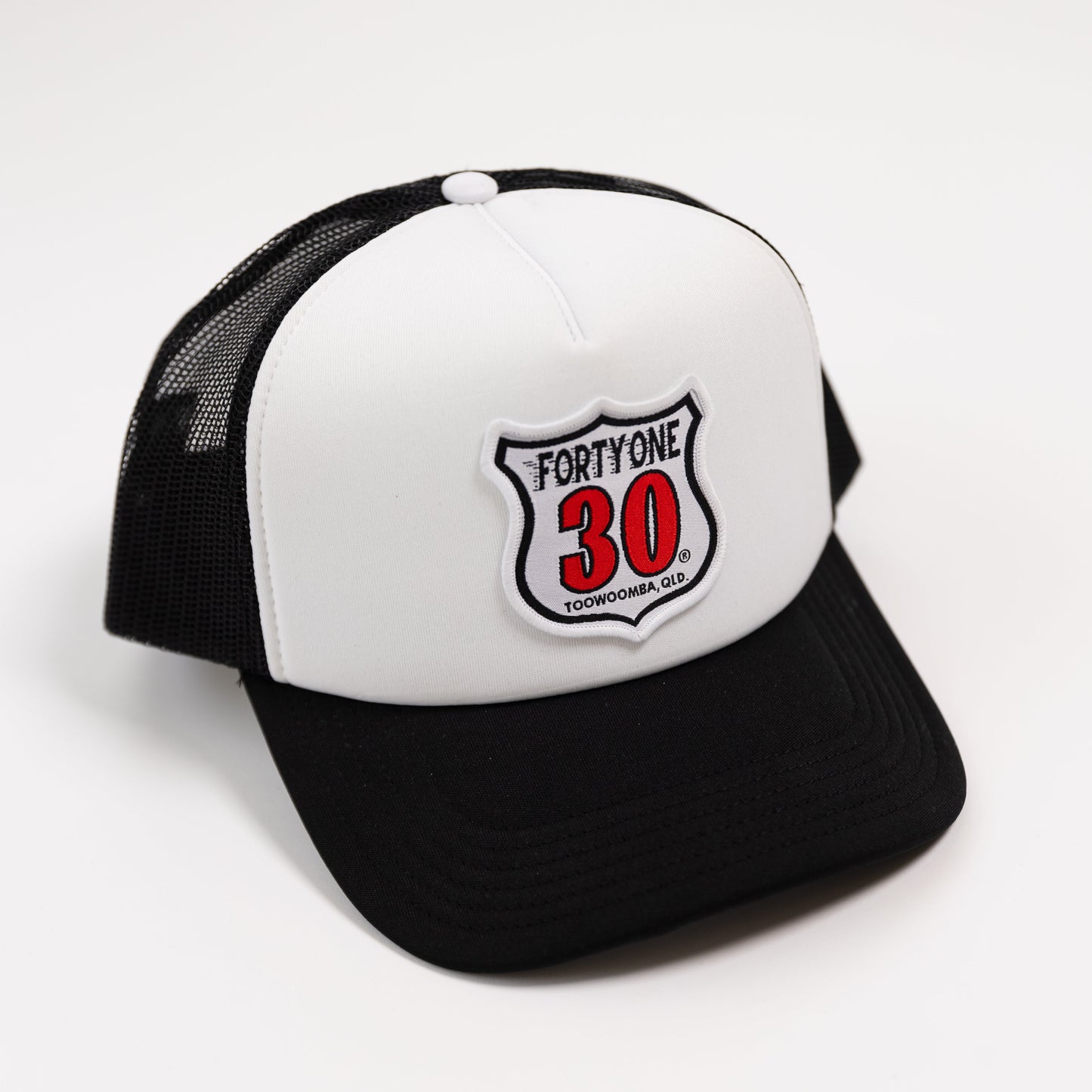 FortyOne30 x Paul Mortimer Classic Trucker Cap - Black & White