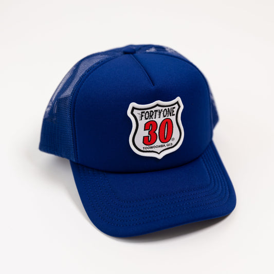 FortyOne30 x Paul Mortimer Classic Trucker Cap - Royal Blue